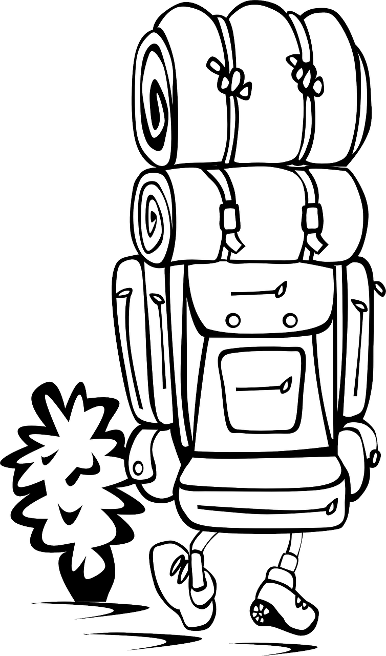 Backpacker Clipart - Png Download (754x1280), Png Download