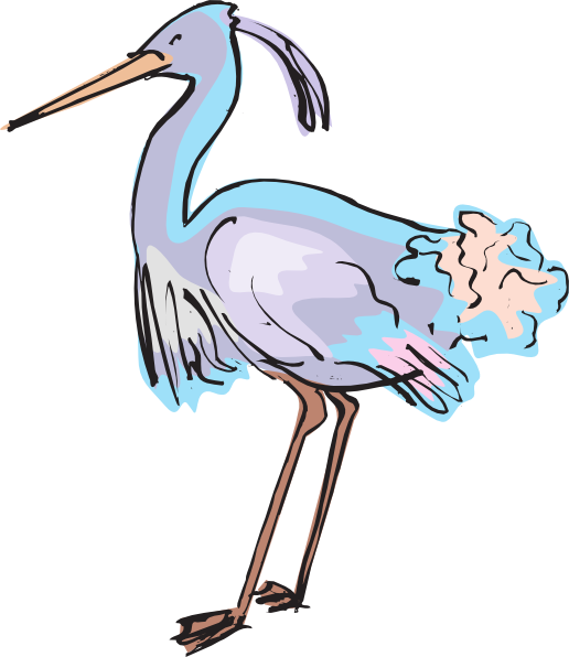Heron Clip Art - Heron Clipart Transparent - Png Download (516x596), Png Download