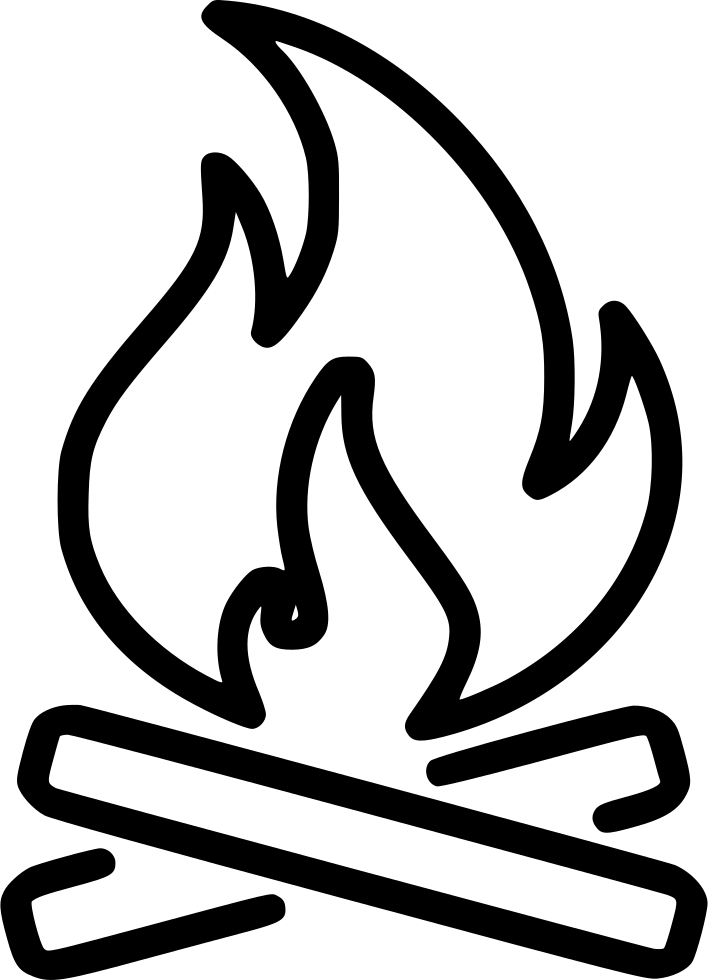 Transparent Camp Fire Png - Free Camp Fire Svg Clipart (708x980), Png Download