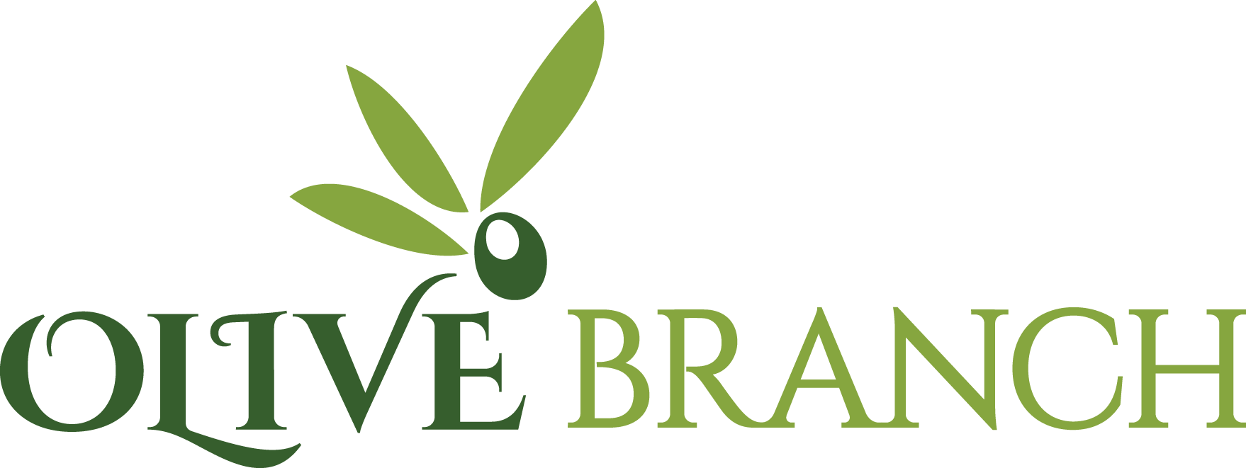 Olive Branch Clipart (1758x661), Png Download