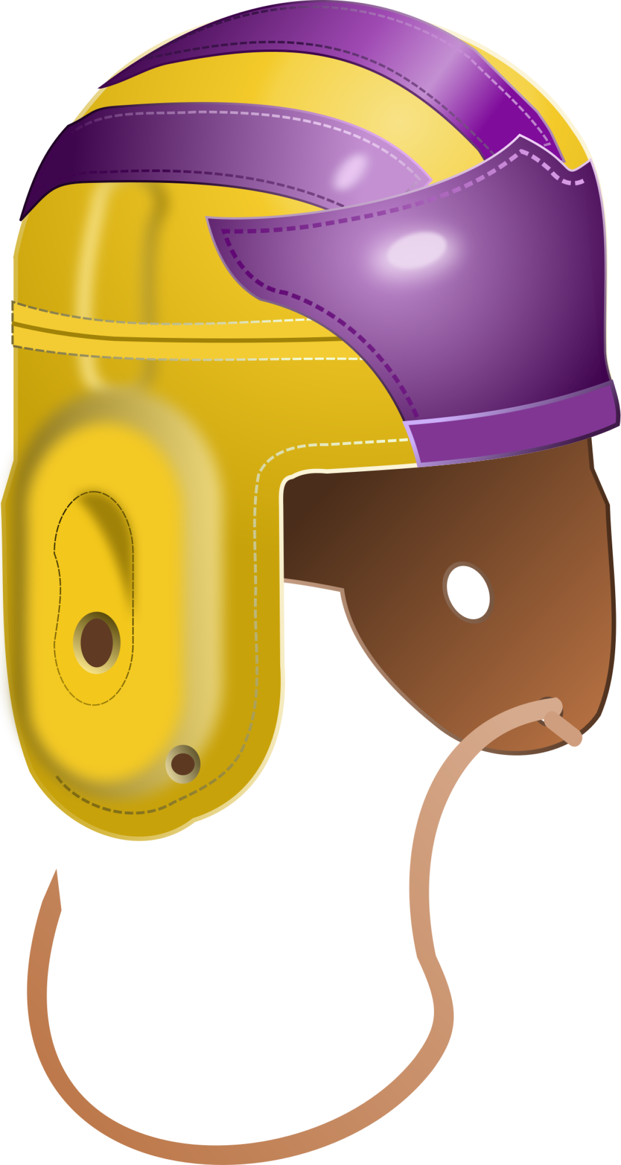 Transparent Helmet Clipart - College Football Helmets 1940s - Png Download (1276x2400), Png Download