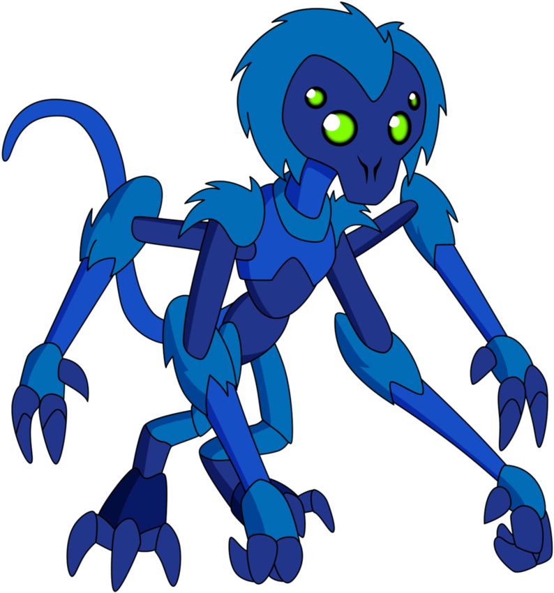 Spider Monkey Clipart Real - Ben 10 Spider Monkey Cartoon - Png Download (794x850), Png Download
