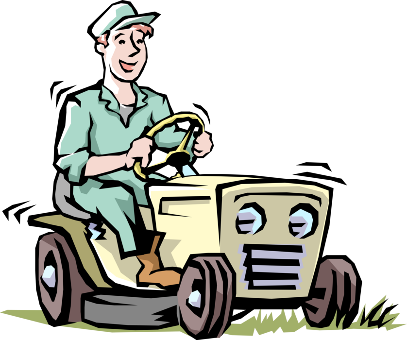 Transparent Lawn Service Clipart - Lawn Mower Clip Art - Png Download (838x700), Png Download