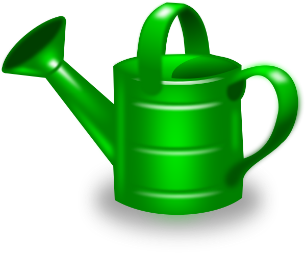 Watering Can Vector Clip Art - Clip Art Watering Can - Png Download (600x600), Png Download