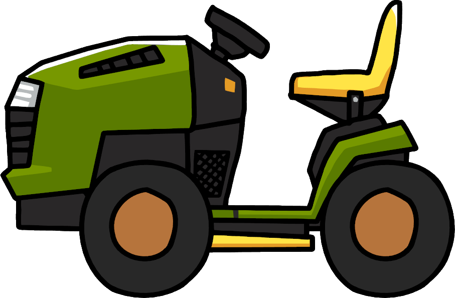 Mowing Clipart Ride On - Riding Lawn Mower Clip Art - Png Download (907x594), Png Download