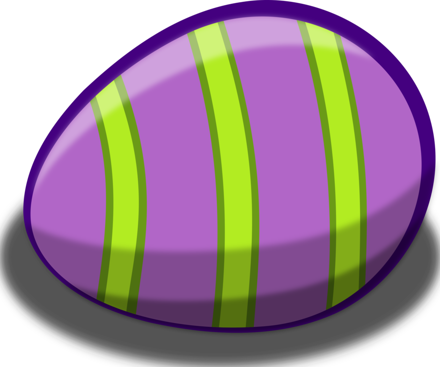 Violet Easter Egg Clipart - Single Easter Egg Clipart - Png Download (800x668), Png Download