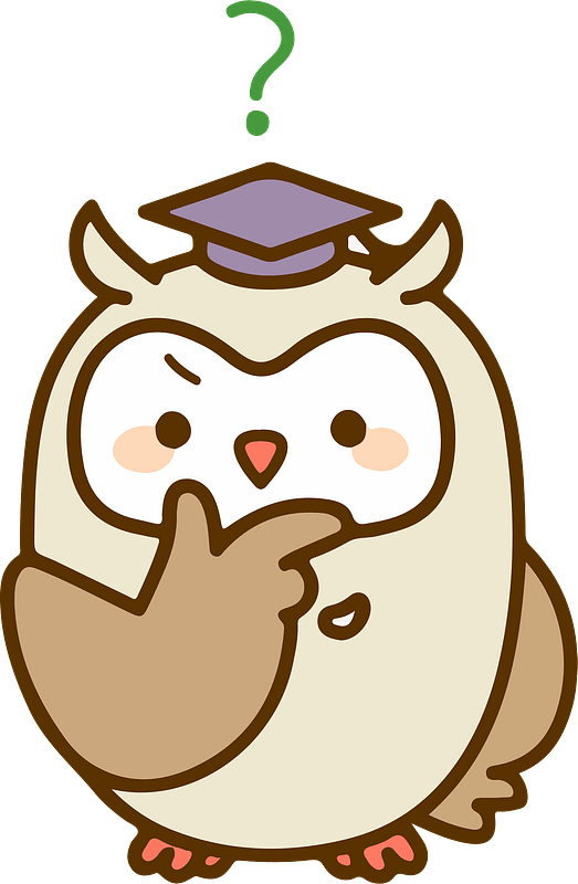 Owl Question Clipart - Teacher Owl Clipart - Png Download (523x800), Png Download