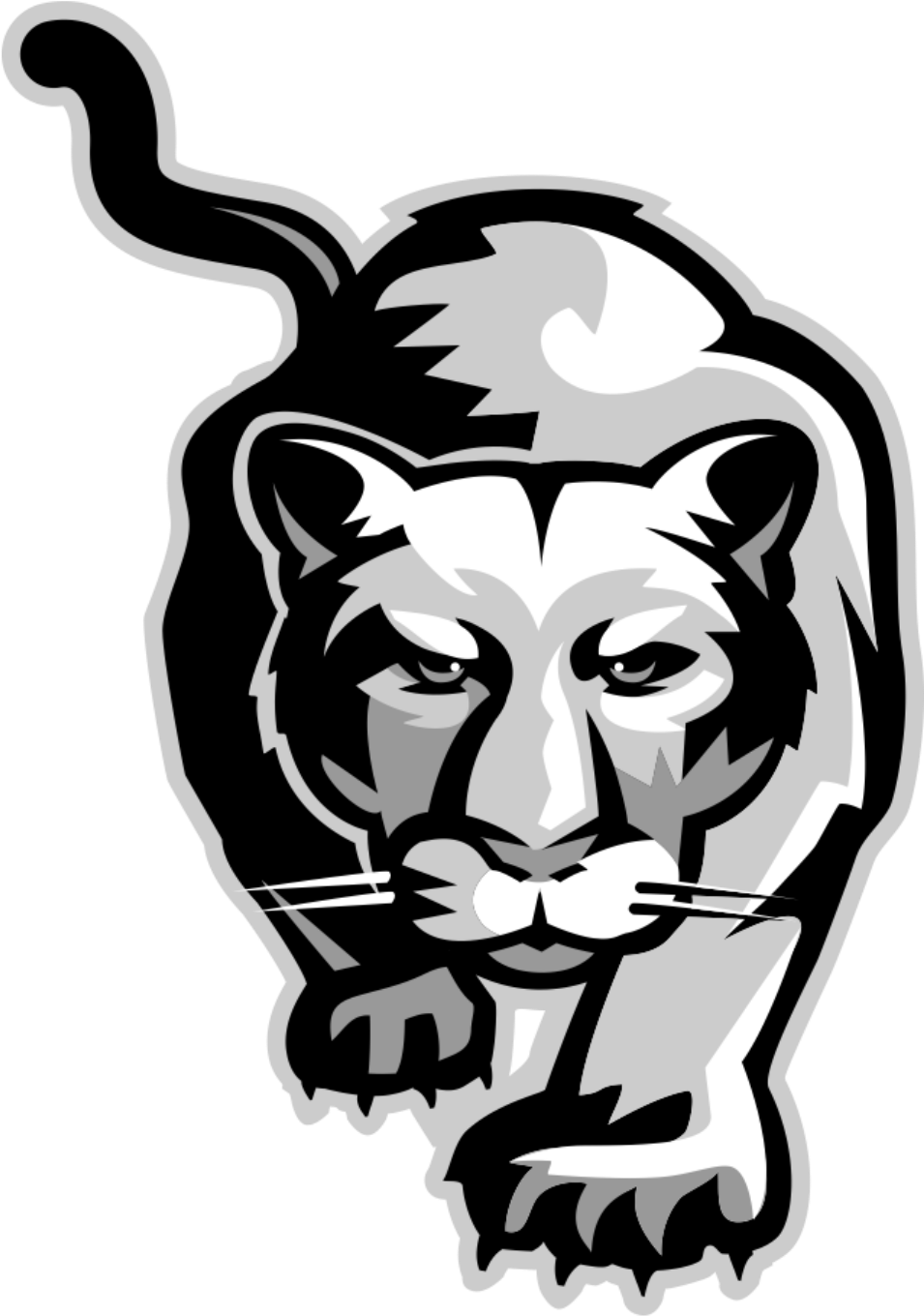 Transparent Cougar Logo Clipart (1666x1820), Png Download
