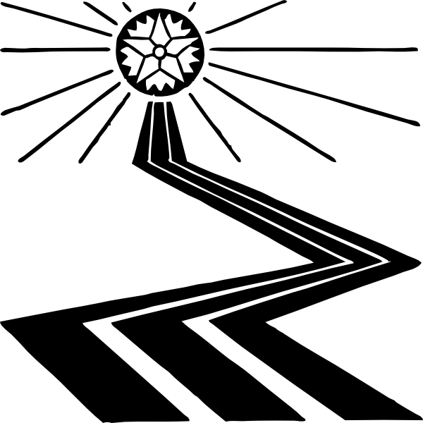 Star Of Life Black And White Clipart Graphic Free Library - Path Clipart - Png Download (600x600), Png Download