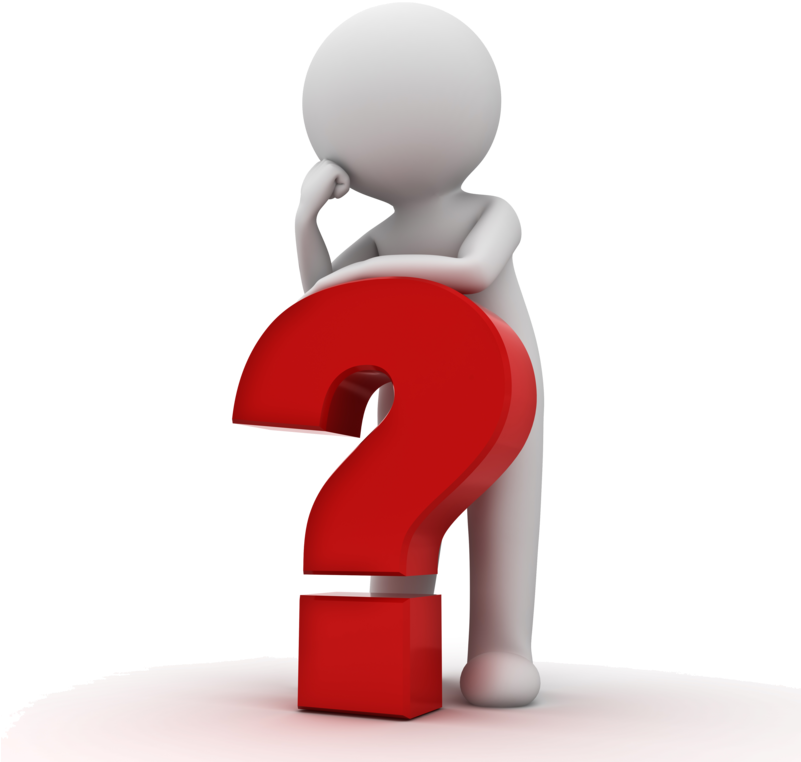 Transparent Question Mark Icon Png - Clipart Question Mark Thinking (801x762), Png Download