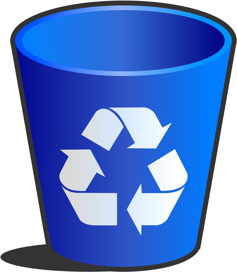 Papelera Png Images - Recycle Can Clipart Transparent Png (634x723), Png Download