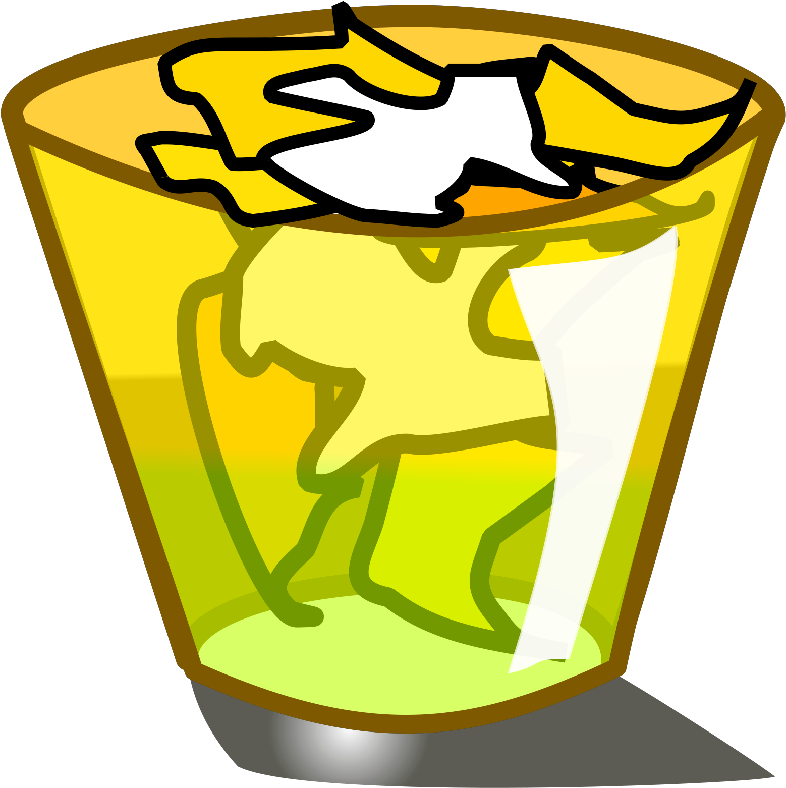 Trash Can Clip Art - Png Download (1600x1600), Png Download