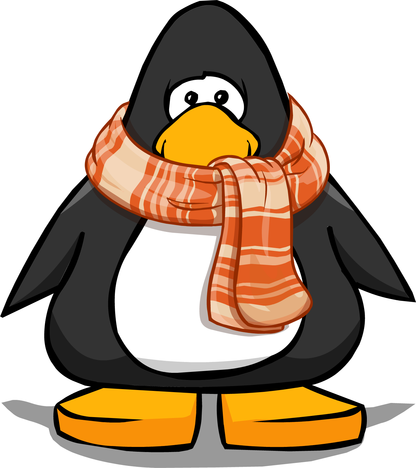 Transparent Scarf Clipart Png - Club Penguin Penguin Colors (1380x1554), Png Download