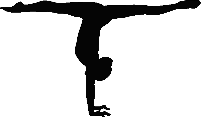 Gymnastics Handstand Balance Beam Split Sport - Gymnastics Handstand Clipart (800x800), Png Download