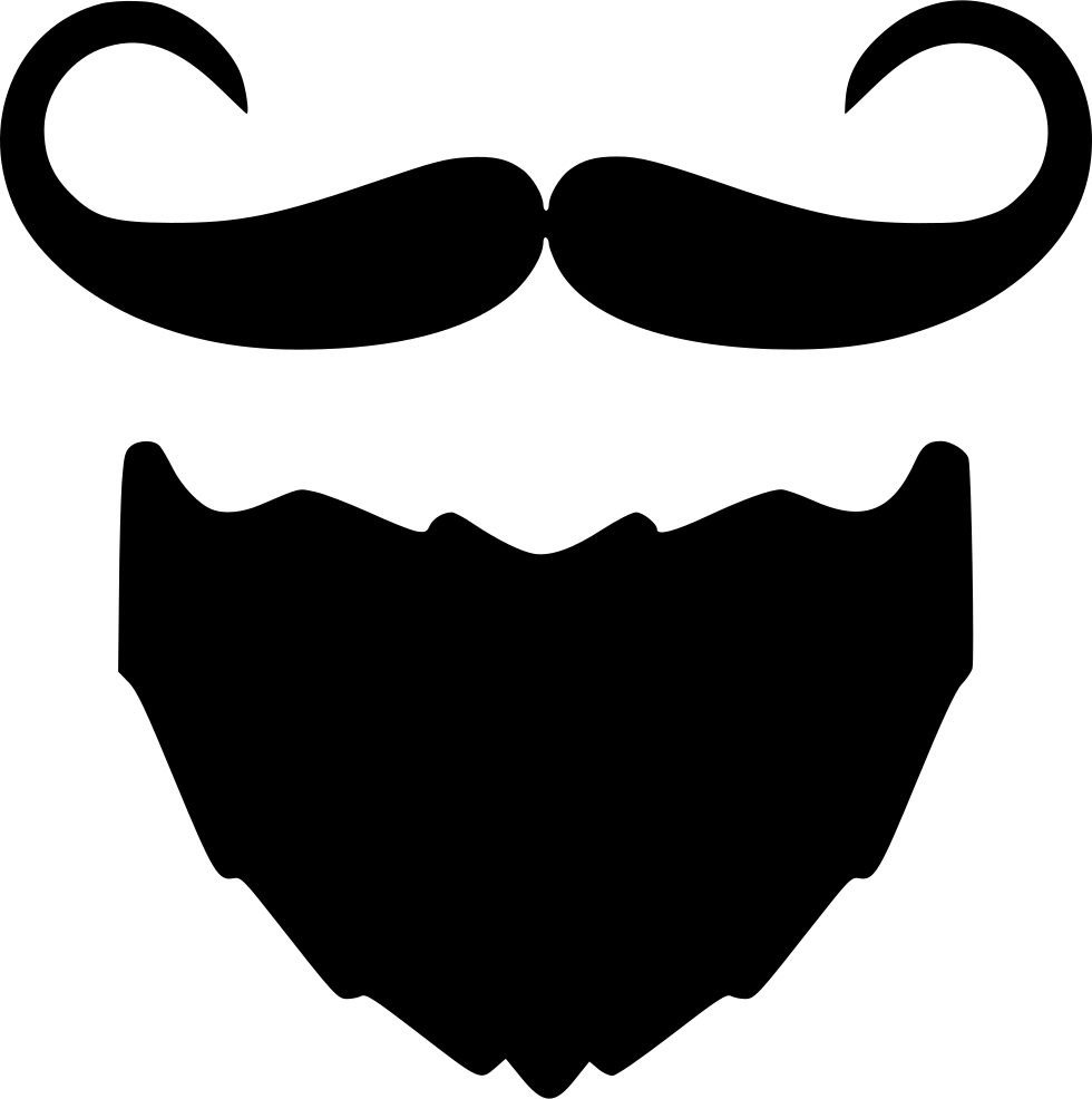 Beard And Moustache I Comments - Ristorante Pizzeria Braceria Mi Carrò Clipart (980x986), Png Download