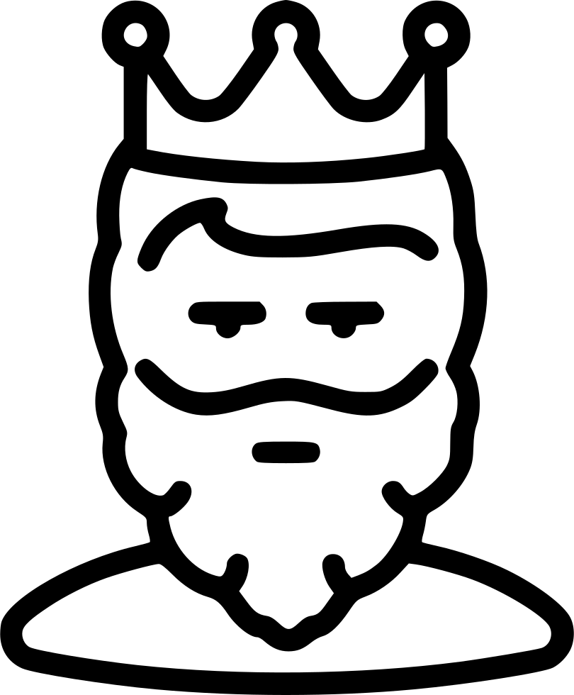 King Cesar Tsar Monarch Man Guy User Human Avatar Beard - Monarch Icon Clipart (810x980), Png Download