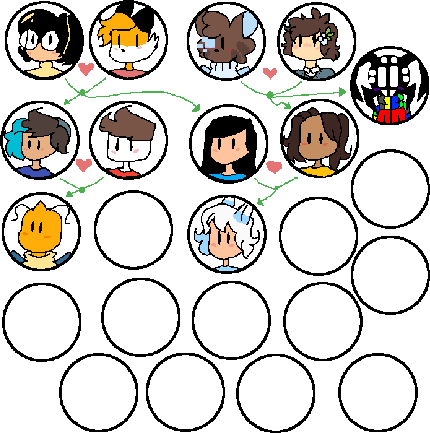 Family Tree Clipart (1400x1400), Png Download