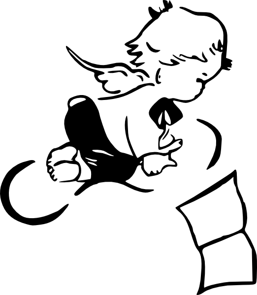 Angels Baby Clipart - Png Download (522x599), Png Download