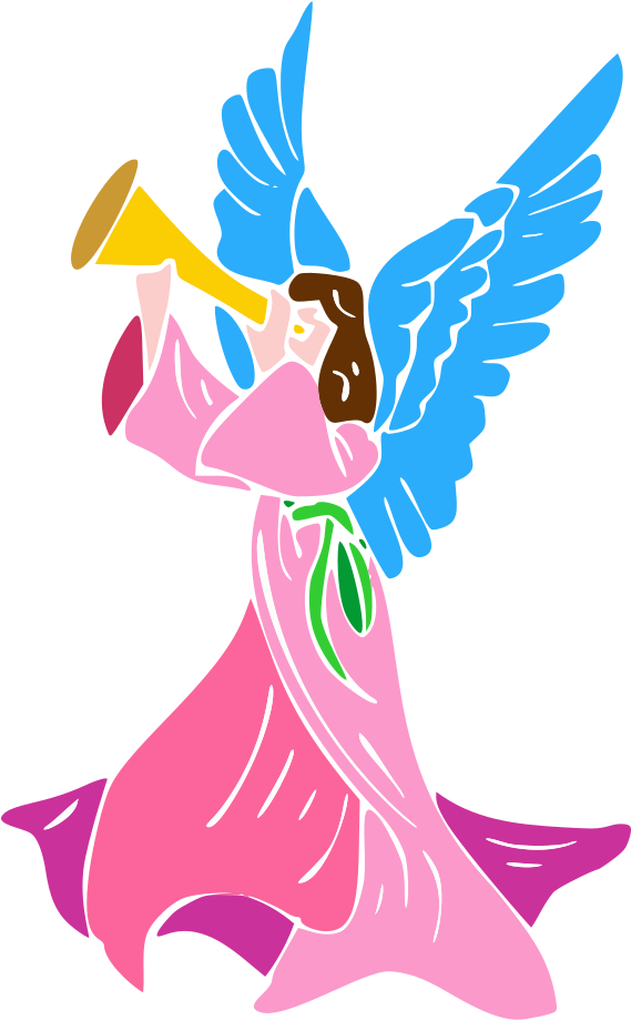 Angel With Trumpet Png