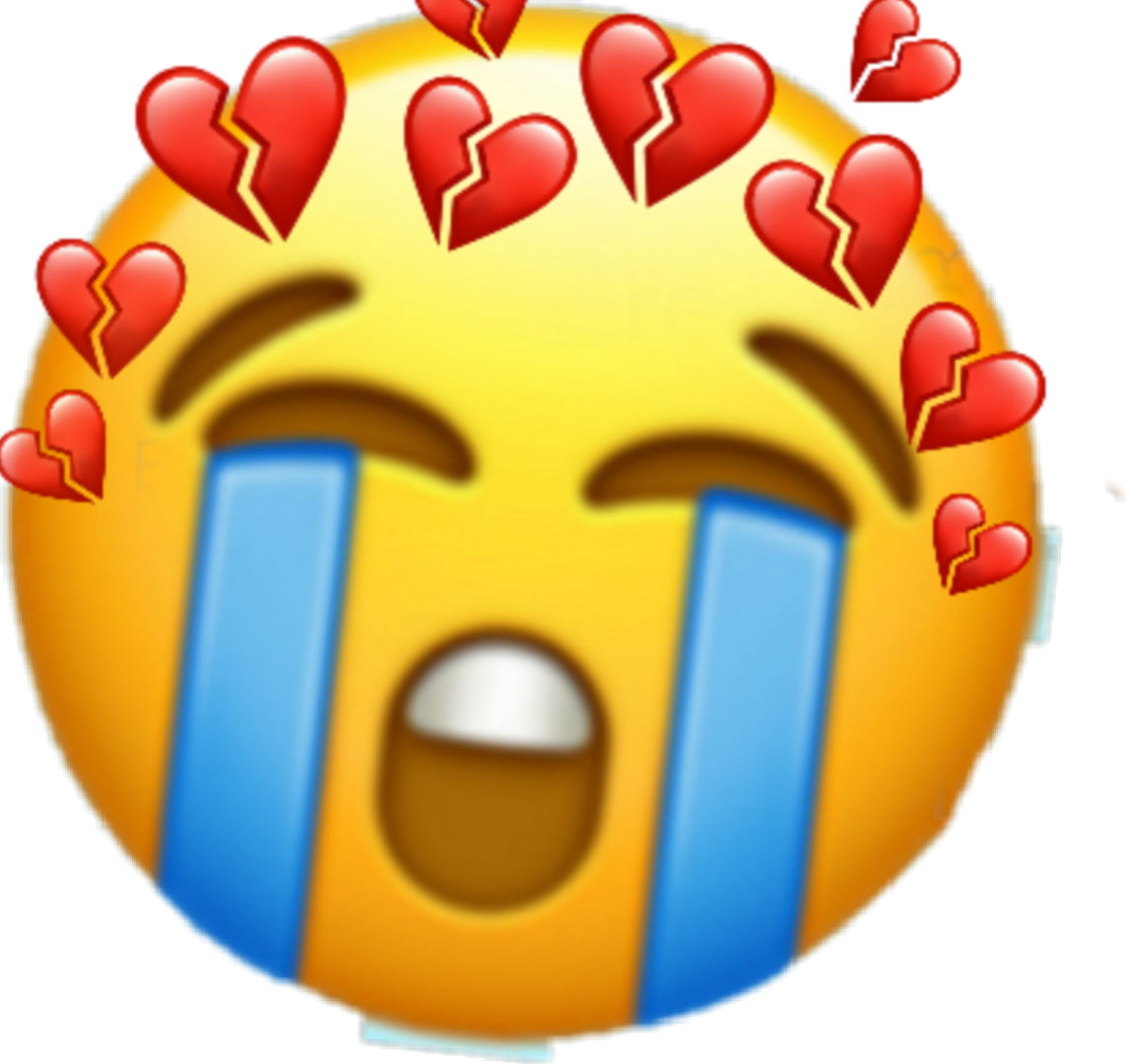 #broken - Iphone Emoji Broken Heart Clipart (1144x1080), Png Download