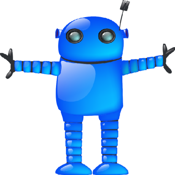 Families Clipart Robot - Blue Robots Clipart - Png Download (600x600), Png Download