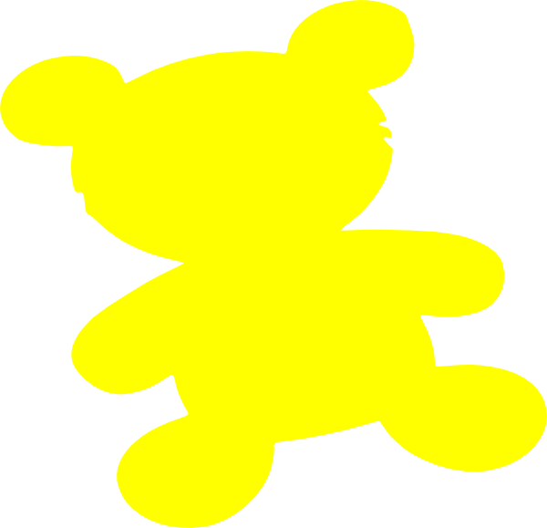 Yellow Teddy Bear Pictures Clipart - Png Download (600x579), Png Download
