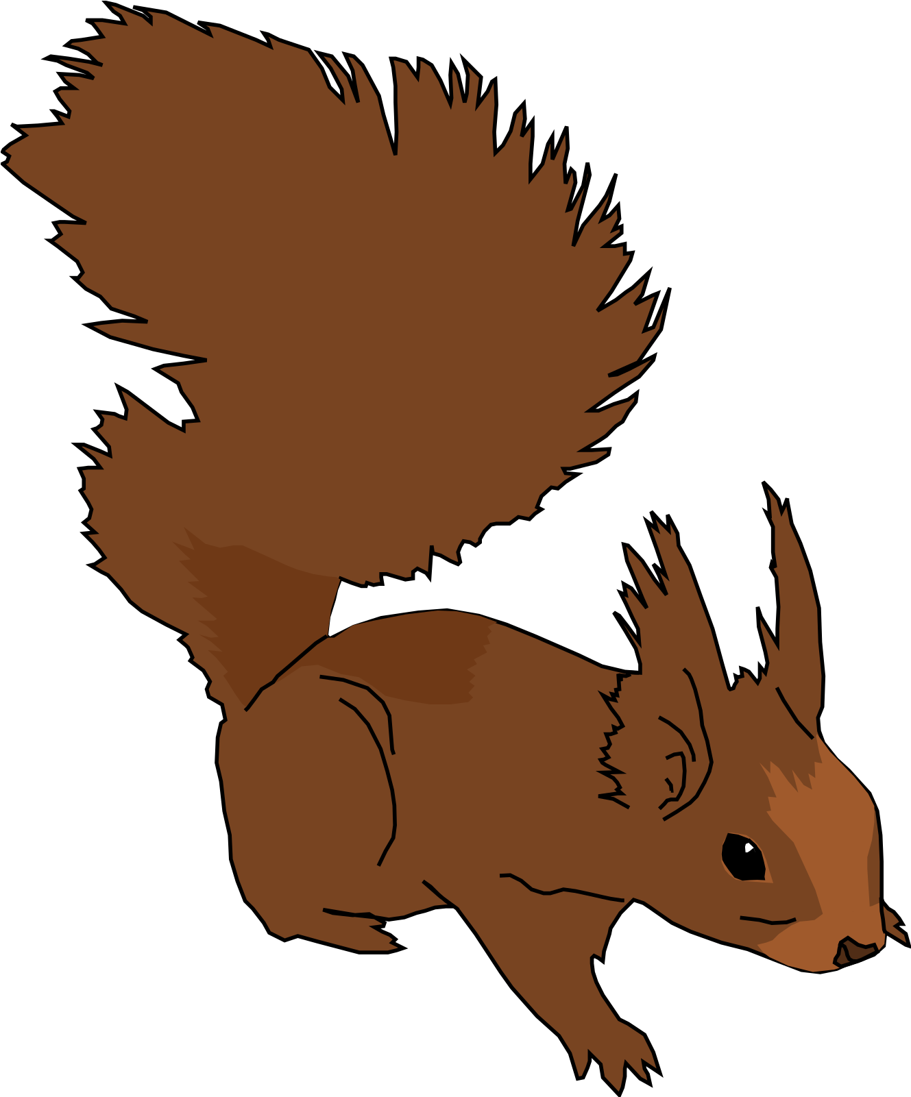 Squirrel Clip Art - Png Download (1600x1600), Png Download