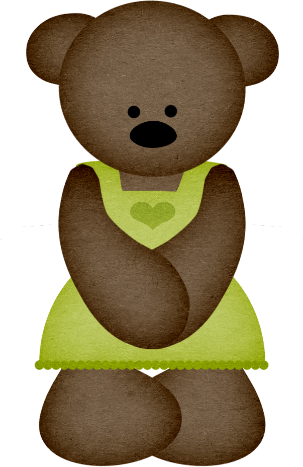 Transparent Cute Bear Clipart - Clip Art - Png Download (603x928), Png Download