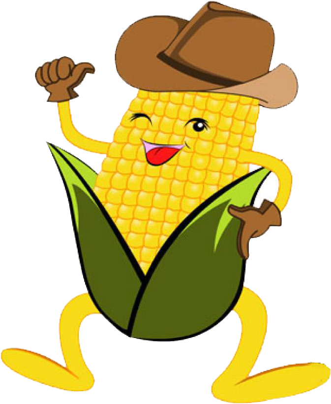 Cartoon Maize Popcorn - Corn Cartoon Png Clipart (673x820), Png Download
