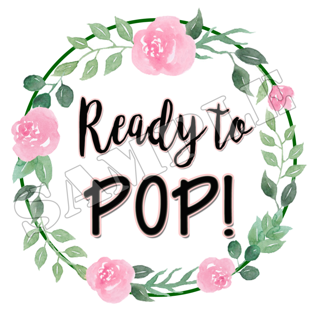 Ready To Pop Labels For Baby Shower Clipart Full Size Clipart