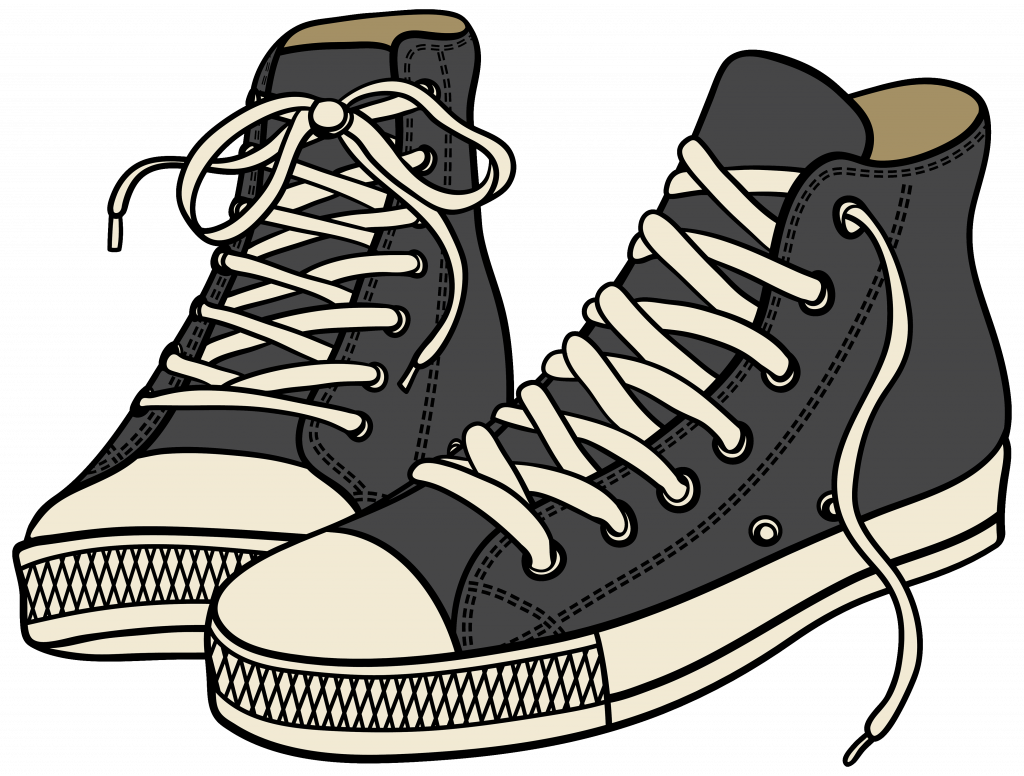 Tennis Shoe Clipart - Shoes Clipart Transparent Background - Png Download (1024x776), Png Download