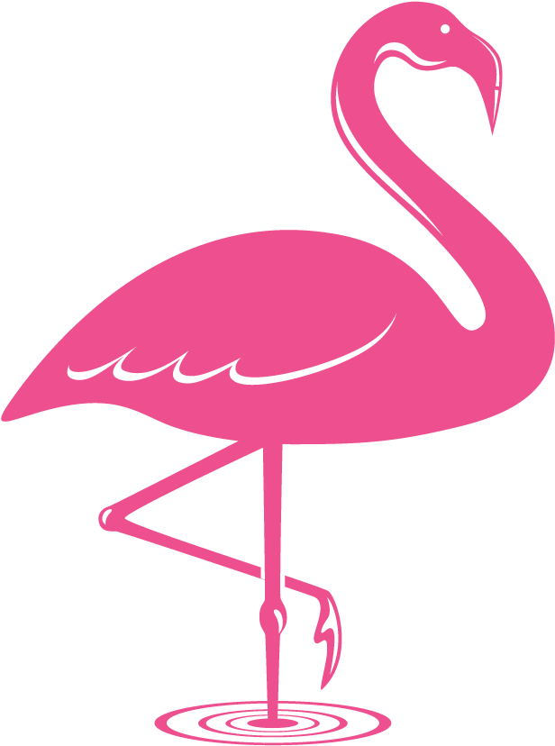 Transparent Flamingo Clipart - Flamingo Icon Png Pink (616x828), Png Download