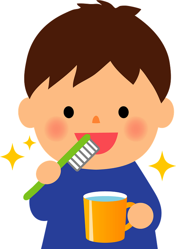 Child Boy Toothbrush Clipart - Toddler Clip Art - Png Download (566x800), Png Download