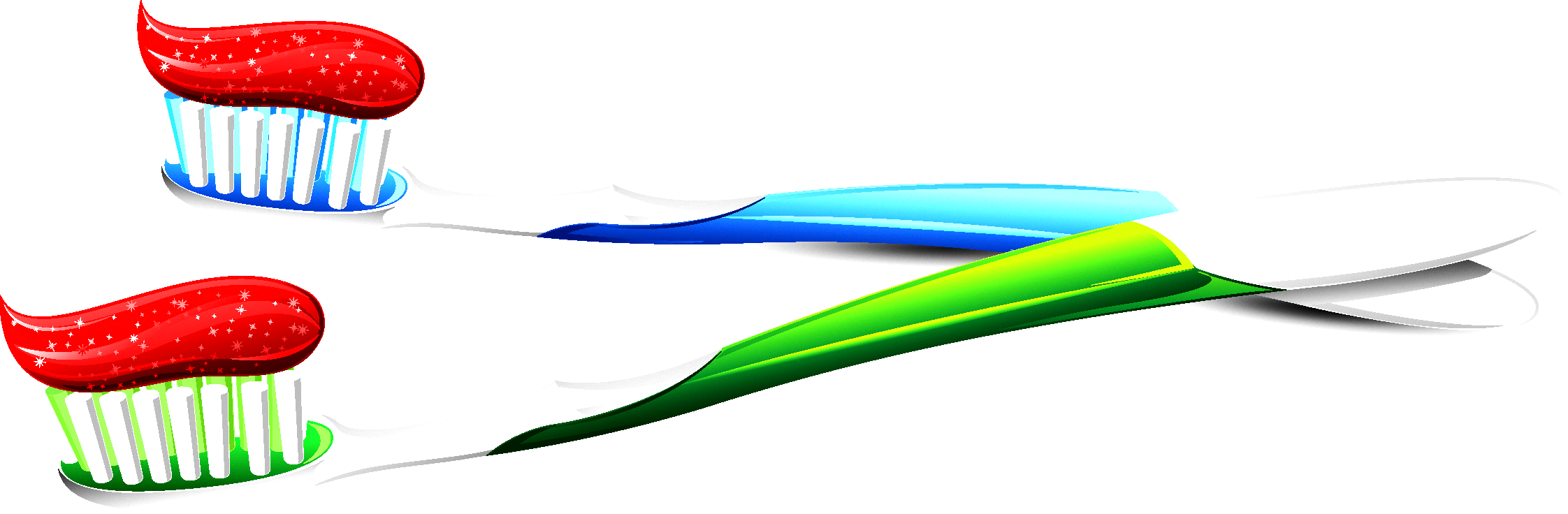 Toothbrush Clip Transparent - Escova De Dente Png (2244x736), Png Download