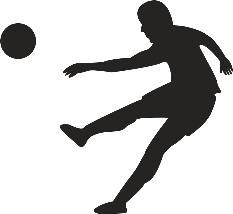 Football Player Vector Graphics Silhouette Clip Art - Football Player Silhouette - Png Download (800x800), Png Download