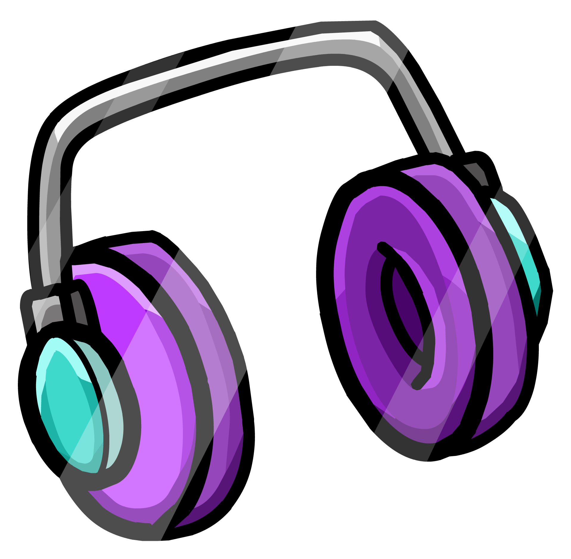 Download Headphones Clipart Purple Fone De Ouvido Png Desenho