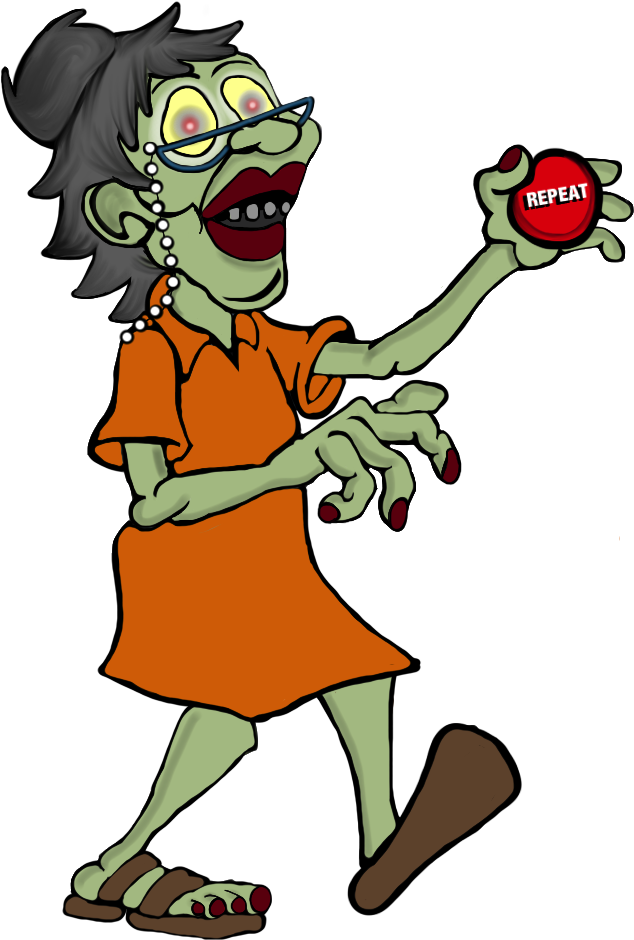 Cartoon Pictures Of Teachers - Zombie Clipart Png Transparent Png (663x969), Png Download