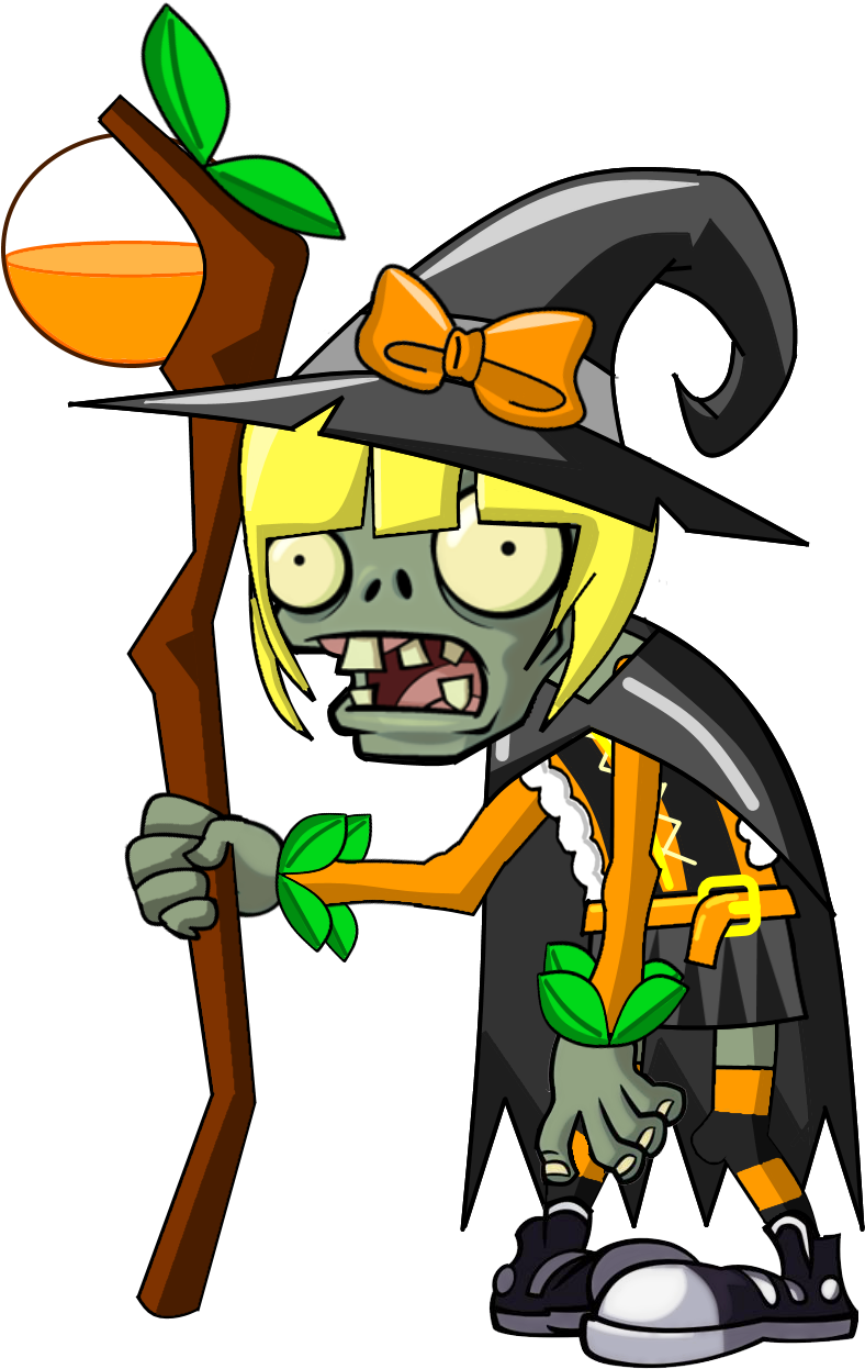 Brain Food Cartoon Clip Art - Zombie Plant Vs Zombie - Png Download (913x1269), Png Download