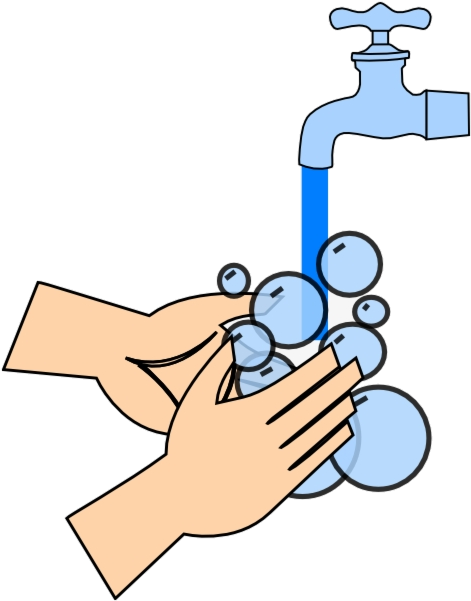 Washing Hands Clipart Transparent Background - Washing Hands Clipart Png (820x678), Png Download