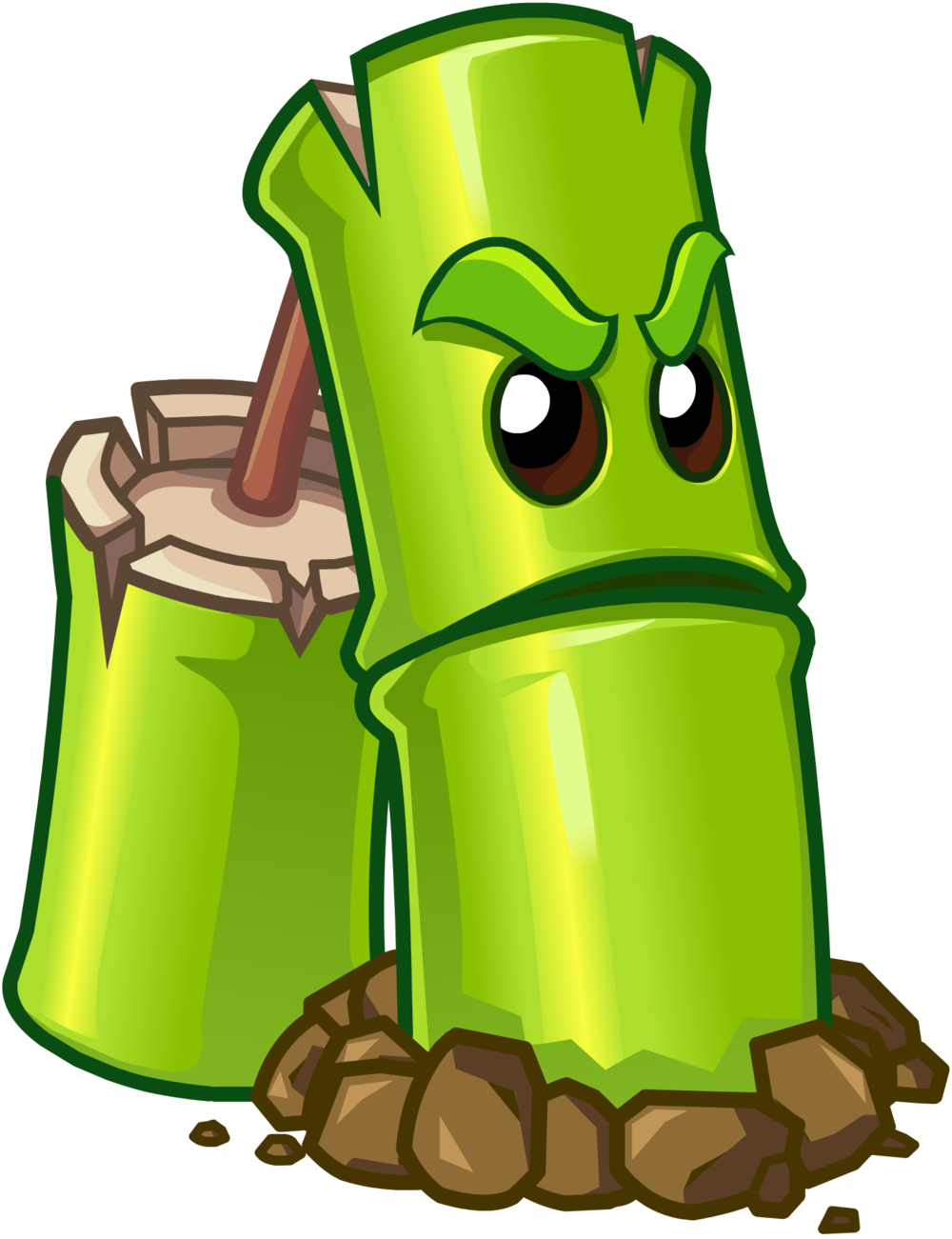Transparent Ladder Clip Art - Plants Vs Zombies Bamboo - Png Download (1000x1301), Png Download