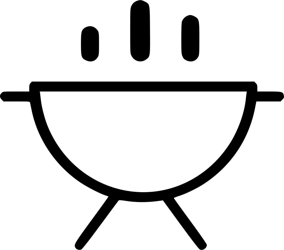 Transparent Bbq Apron Clipart - Cartoon Grill Png (980x864), Png Download