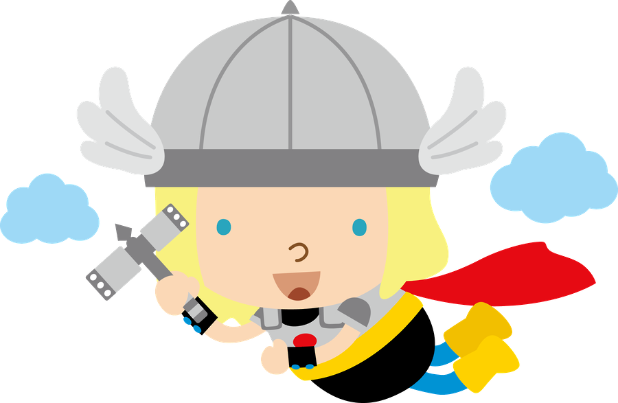 Thor Clipart Baby - Png Download (900x587), Png Download
