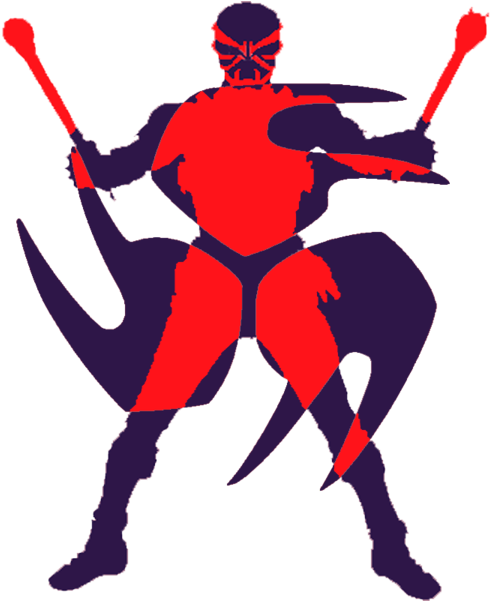 Art Superhero Silhouette Line Clip Art - Hibiki - Png Download (600x600), Png Download