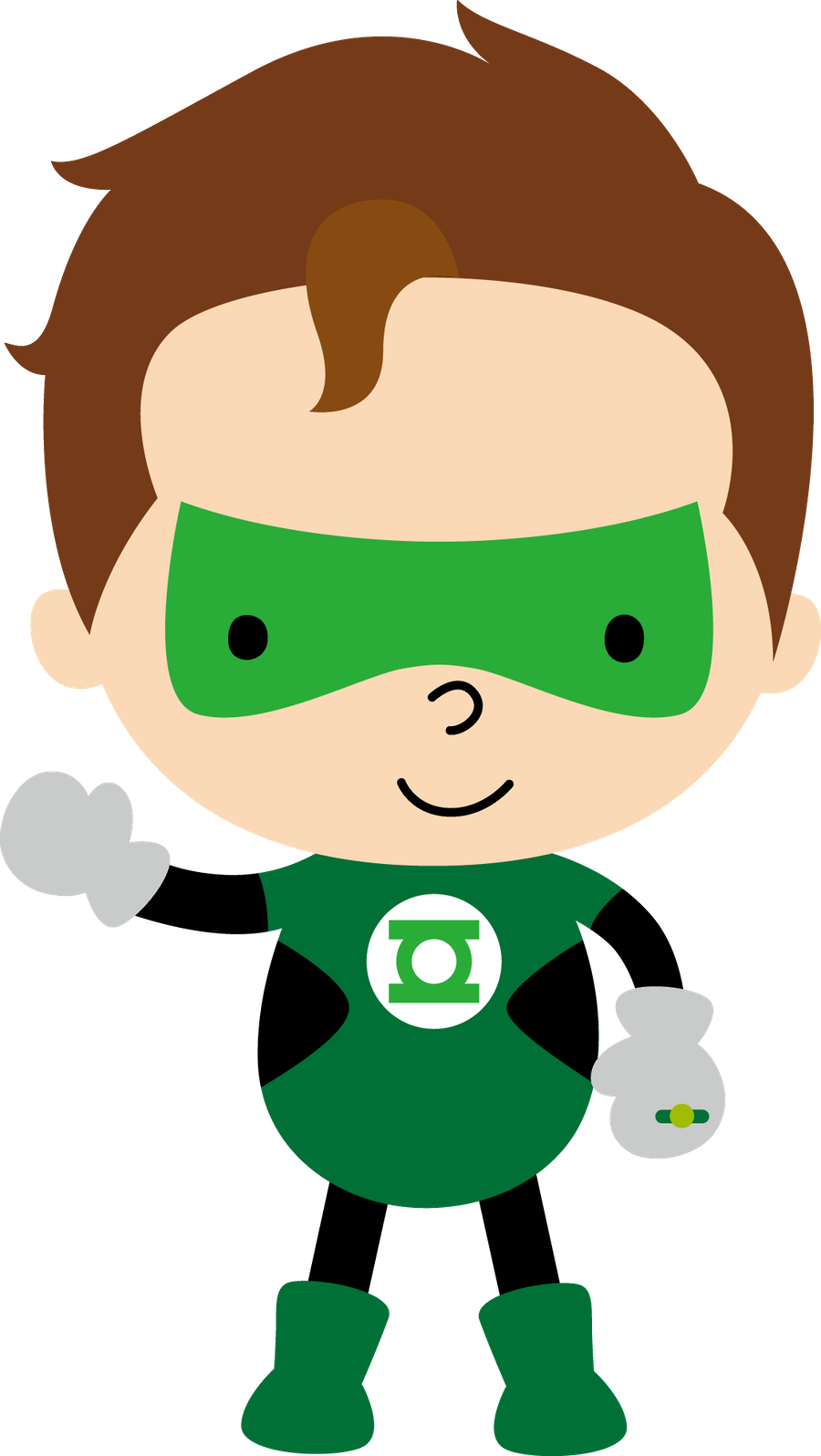Cute Clipart Super Hero - Png Download (900x1596), Png Download