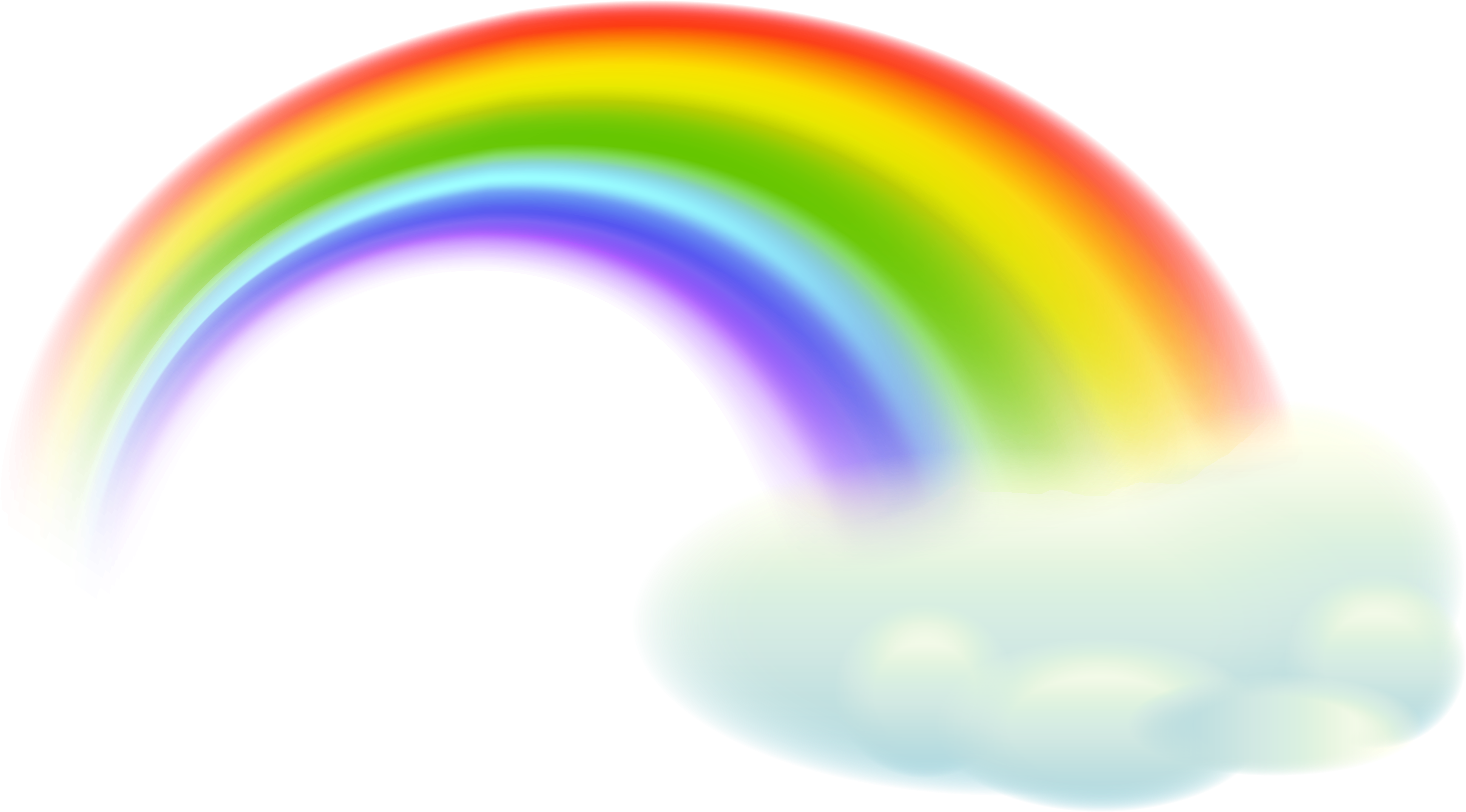 Transparent Rainbow Png - Circle Clipart (8000x4449), Png Download