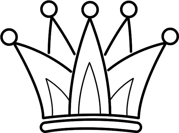 Tiara Clip Art Black And White - Png Download (700x900), Png Download