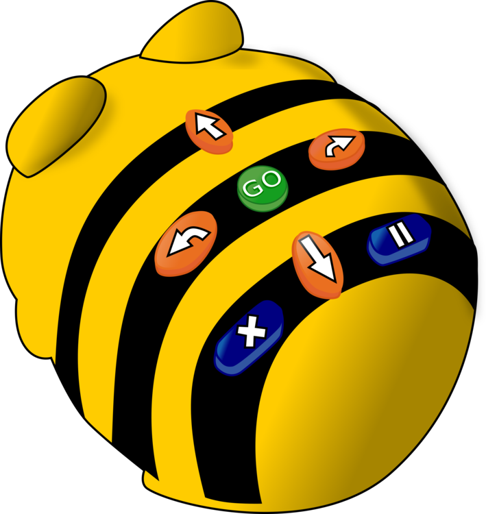 Bumblebee Clipart Bee Drawing - Beebot Clipart - Png Download (709x750), Png Download