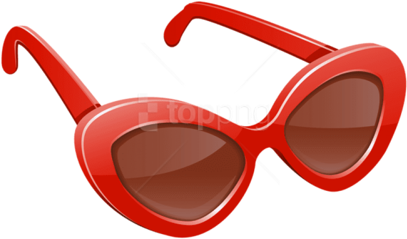 Download Red Sunglasses Clipart Png Photo - Free Clipart Of Sunglasses Png Transparent Png (828x487), Png Download
