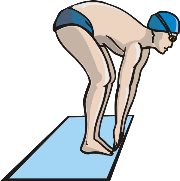 Olympic Games Clipart Olympic Swimmer - Swim Team Clip Art - Png Download (599x601), Png Download