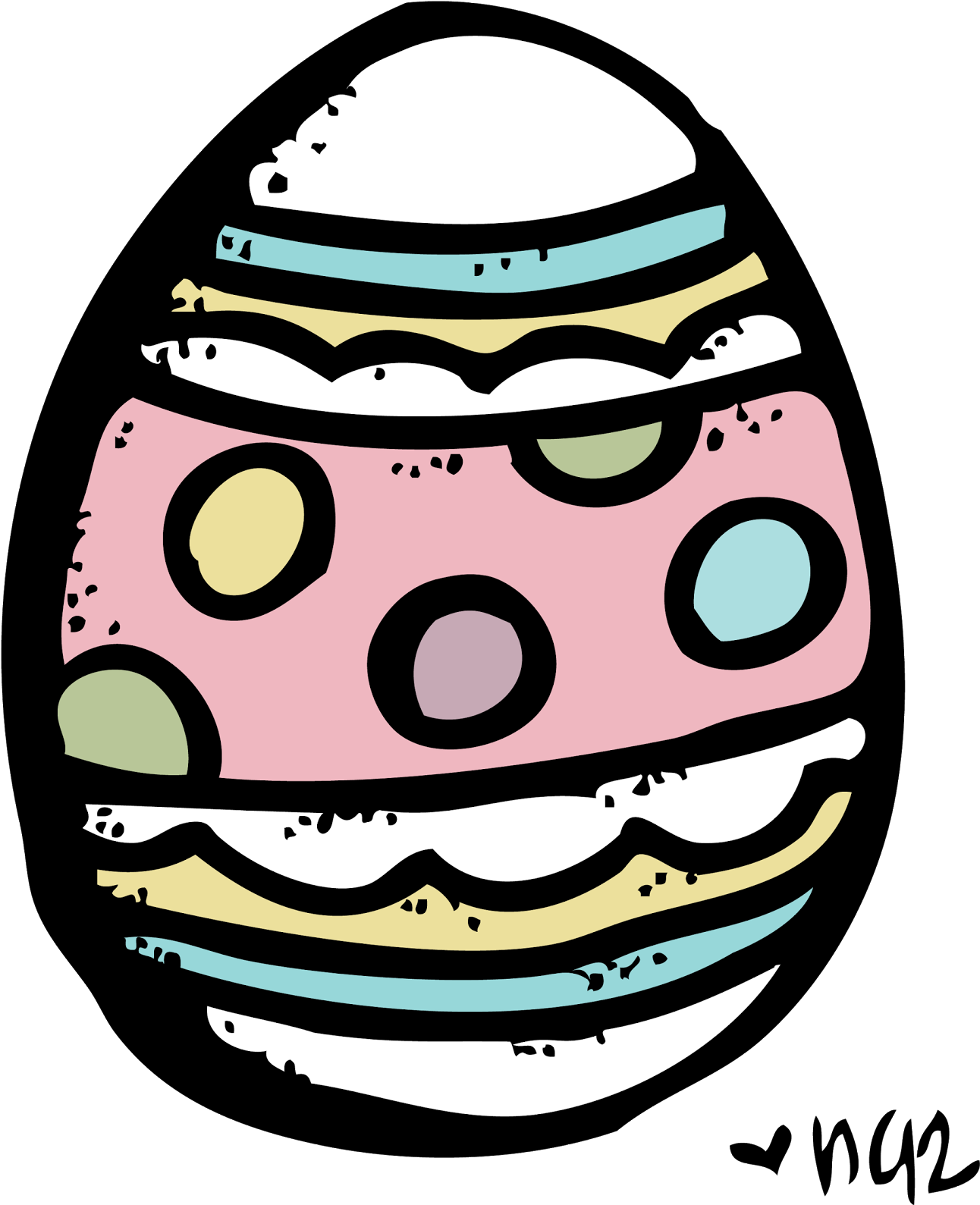 Melonheadz Easter Egg Clipart (1326x1600), Png Download